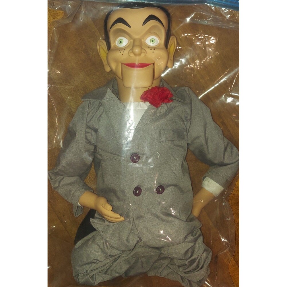 Goosebumps Slappy 30" Ventriloquist Dummy Doll Movable Mouth Glowing Eyes